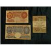 Image 1 : Original Tatham Stamp & Coin Co. paper band around a Crisp unc 1905 Russia, 3 Rubles Imperial Czar N