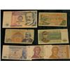 Image 1 : (3) Different Croatia Banknotes, CU; "Union of Burma Bank", One Kyat, CU; Italy 1000 Lire Banknote; 