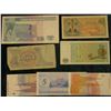 Image 2 : (3) Different Croatia Banknotes, CU; "Union of Burma Bank", One Kyat, CU; Italy 1000 Lire Banknote; 