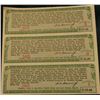 Image 1 : Un-cut Three Note Sheet "Walkill Stump and Land Clearing District…Pay to the Bearer at the Florida N
