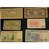 Image 2 : 1987 Bank of Peru 10 Intis, CU; 1997 Chile 1000 Peso Banknote; 100 Grand Tainted Counterfeit Banknot