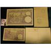 Image 2 : 1941 Bank of L'Algerie 20 Francs Banknote; Postcard depicting a One Pound banknote from Egypt; 1910 