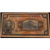 Image 1 : 1928 Bolivia 10 Bolivianos Banknote. VF. Scarce.