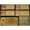 Image 1 : (4) different "The History of banking Brighton Five Cents Savings Bank…" Cards; (3) different Nation