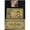 Image 1 : Series 1944 One Schilling World War II Austria Military scrip, CU; & WW II Bank of Algeria Five Fran