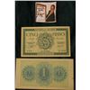 Image 2 : Series 1944 One Schilling World War II Austria Military scrip, CU; & WW II Bank of Algeria Five Fran