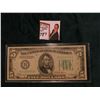 Image 1 : Series 1934A $5 Federal Reserve Note, EF. Obv. Macro plate A49, rev. 1521.