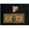 Image 1 : Series 1934A $5 Federal Reserve Note, AU. Obv. Macro plate H49, rev. 1326.