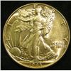 Image 1 : 1943 P Walking Liberty Half Dollar. AU to Uncirculated.