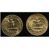 Image 2 : 1948 P & 55 D Washington Quarters. Brilliant uncirculated.