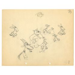 Original production drawing from "The Whoopee Party".