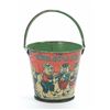 Image 1 : "Three Little Pigs" Tin Litho Sand Pail.