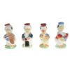 Image 1 : Set of (4) Donald Duck Bisque Figures.