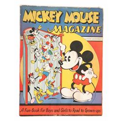 Four (4) Early Issues of Mickey Mouse Magazine