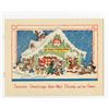 Image 1 : Disney Studio Christmas Card for 1935