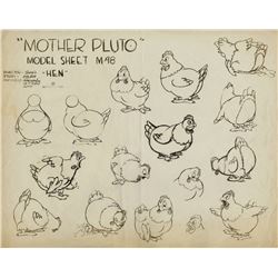 Pair of (2) Disney Studio Model Sheets.