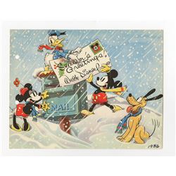 Disney Studio Christmas Card for 1936.