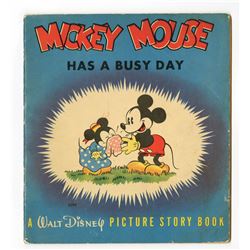 "Mickey Has a Busy Day" Book.