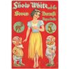 Image 1 : "Snow White and the Seven Dwarfs" Paper Doll Book.