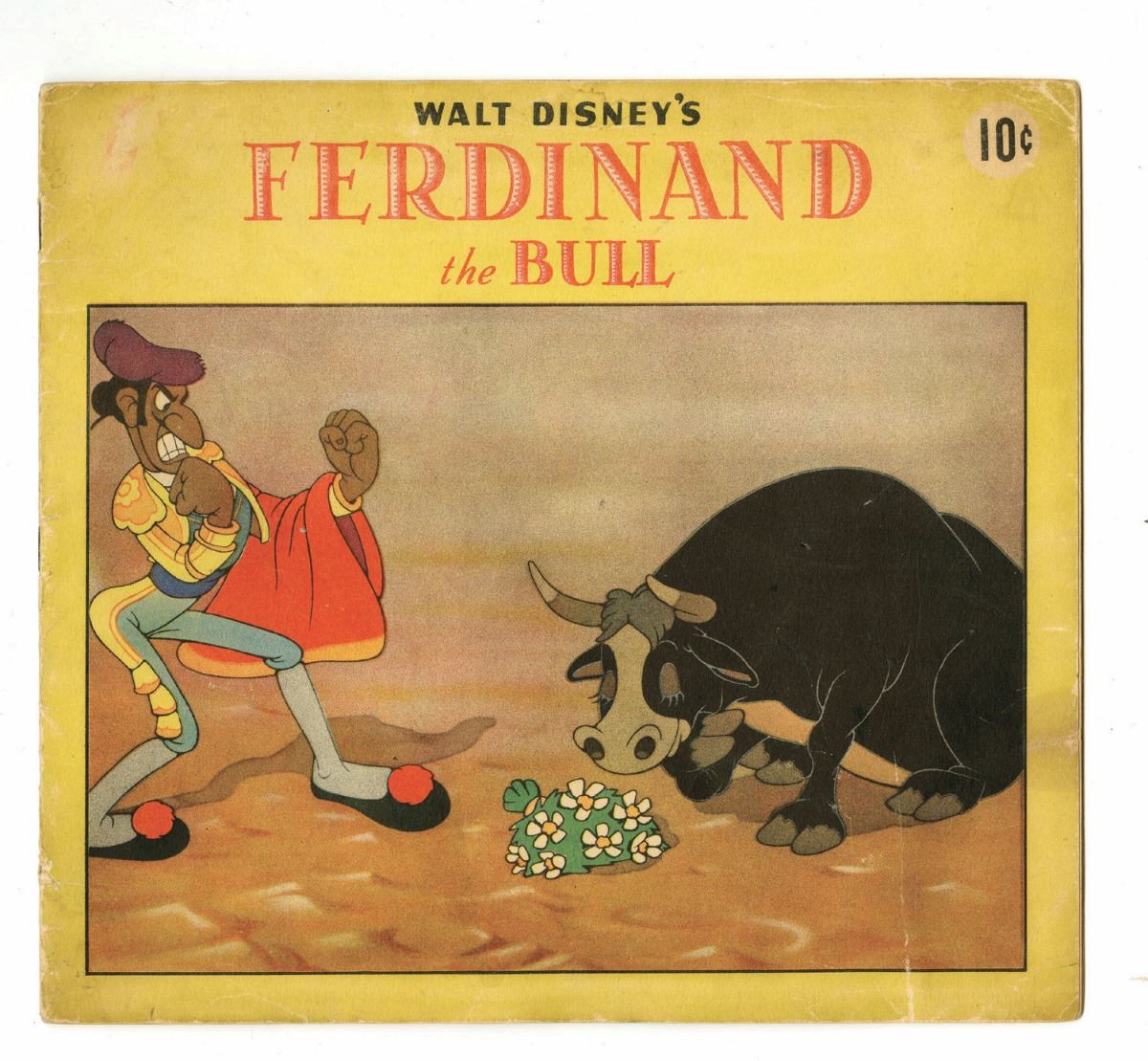 "Ferdinand the Bull" Softcover Book.