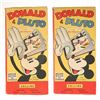 Image 1 : Pair of Donald and Pluto "Movie Books".