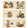 Image 1 : Italian "Pinocchio" Postcard Set.