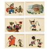 Image 2 : Italian "Pinocchio" Postcard Set.