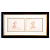 Image 1 : Pair of Signed Original Layout Drawings from "Pinocchio".