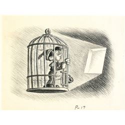 Original Book Art for "Pinocchio".