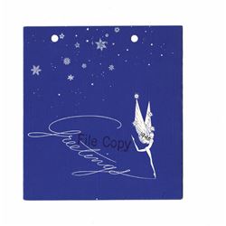 Disney Studio Christmas Card for 1940