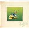 Image 1 : Walt Disney Signed Production Cel of Donald Duck.