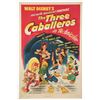 Image 1 : "The Three Caballeros"  Original Release Movie Poster.