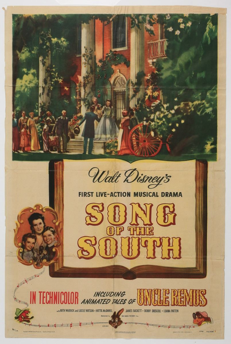 Song Of The South Original Release Movie Poster Song Of The South Original Release Movie Poster