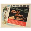 Image 1 : "Make Mine Music Movie" Original Release  Half Sheet Poster.