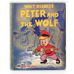 Walt Disney's "Peter And The Wolf" Hardcover Book.