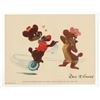 Image 1 : "Fun and Fancy Free" Promotional Fan Card.