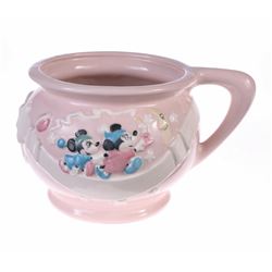 Pink Ceramic Chamber Pot.