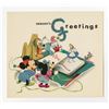 Image 1 : Disney Studio Christmas Card for 1950.