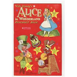 "Alice in Wonderland Punchout Book".