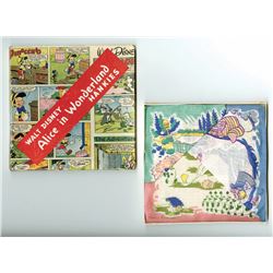 "Alice in Wonderland" Hankies in box.