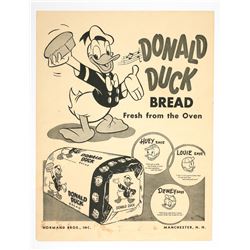 Donald Duck Bread Poster.