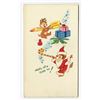 Image 1 : Bill Justice Original Christmas Card Art.