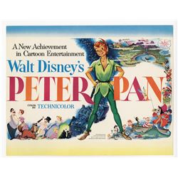 Set of (8) "Peter Pan" Lobby Cards.