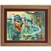 Image 1 : Incredible" 20,000 Leagues Under The Sea" Original Painting.