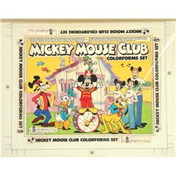 Mickey Mouse Club Colorforms Original Box Art.