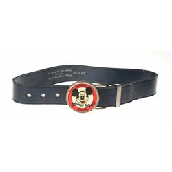 Mickey Mouse Club Belt and Buckle.