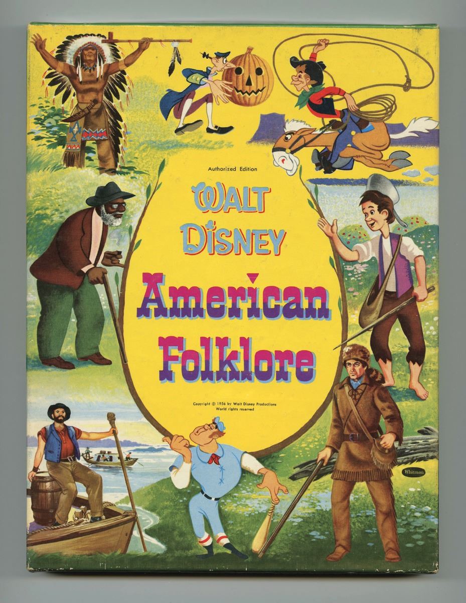 Walt Disney American Folklore Hardcover Book in Box.