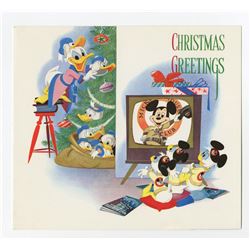 Disney Studio Christmas Card 1956.