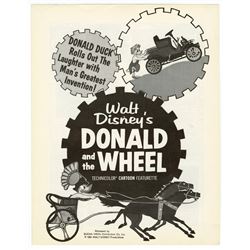 Promotional Fold-Out for “Donald and the Wheel”.