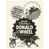 Image 1 : Promotional Fold-Out for “Donald and the Wheel”.